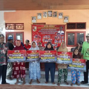 Pemerintah Tiyuh Indraloka jaya Bagikan BLT DD Tahap pertama