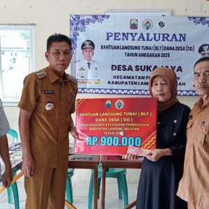 Jelang Ramadhan 1446 H, Pemdes Sukajaya Salurkan BLT-DD Tahun 2025