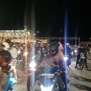 839 Kendaraan R2 Pemudik Dikawal Polres Lampung Selatan