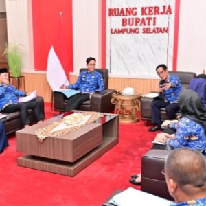 Bupati Lampung Selatan Terima Audiensi BAPENDA Provinsi Lampung UPTD Pengelolaan Pendapatan Daerah Wilayah II Kalianda