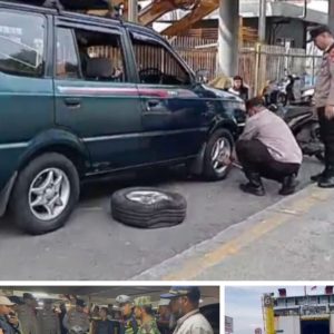 Beragam Cara Kepolisian Bantu Pemudik di Pelabuhan Bakauheni