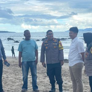 Polisi Pantau Keamanan Wisata di Pesisir Pantai Kalianda