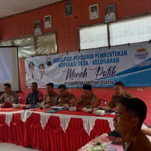 Penengahan, Kecamatan Perdana Dihelat Sosialisasi Koperasi Merah Putih di Kabupaten Lampung Selatan