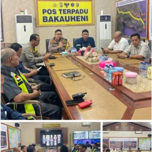 Pemantapan Teknis Pengamanan dan Rekayasa Lalu Lintas Arus Balik Pemudik di Pelabuhan Bakauheni