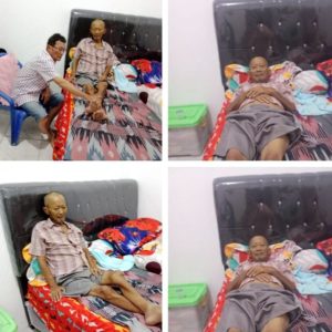 Dua bulan terbaring sakit pensiunan ASN Lamsel membutuhkan kursi roda