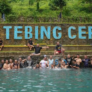 Denkesyah 02.04.03 Lampung, Korem 043/Gatam Gelar Kunker dan Touring, Ziarah Makam Pahlawan Raden Intan hingga Menikmati Indahnya Wisata Alami Way Tebing Ceppa