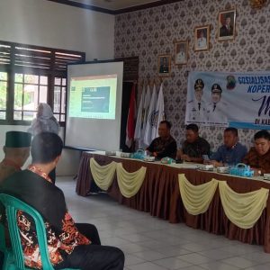Dinas Koperasi Lamsel Gelar Sosialisasi Koperasi Merah Putih di Kecamatan Kalianda