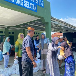 Subdenpom II/3-2 Lamsel berbagi Keberkahan Hari Raya Idul Adha 1446 H