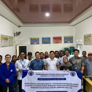 Terus Menabur Manfaat, Dosen dan Mahasiswa Universitas Indonesia Mandiri Lakukan Pengabdian Masyarakat di Desa Kunjir Lamsel