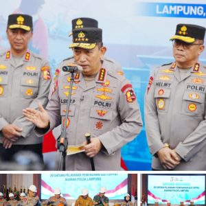 Komitmen Dukung Program MBG, Kapolri Resmikan 20 SPPG Jajaran Polda Lampung