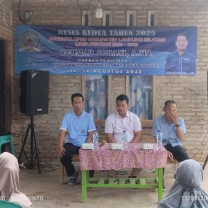 Gelar Reses ke-Dua di Tanah Kelahiran, Acmad Johani Putra Asli Seloretno Siap Membantu Masyarakat