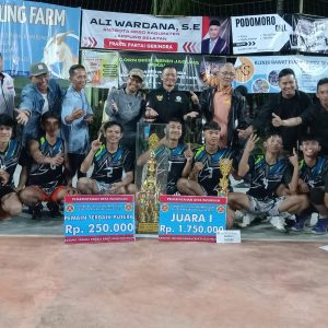 Grand Final Volly Ball Semarak Dirgahayu RI Pasuruan, Ketua Katar; Terimakasih Pak Ali Wardana