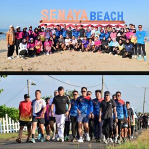 Semangat Pagi dari Pantai Kalianda: Bupati Egi Ajak Warga Lari Bareng di Krakatau Beach Run 2025