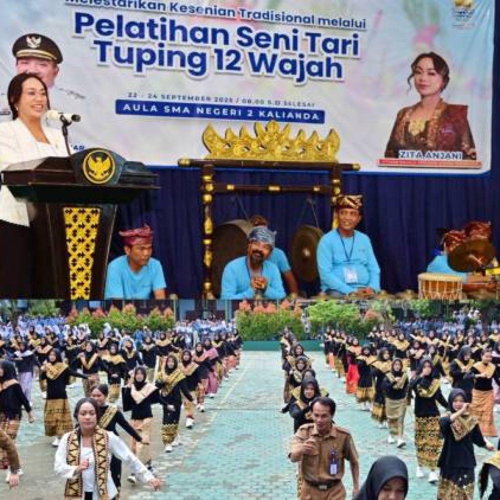Hadiri Workshop Pelatihan Tari Tuping 12, Zita Anjani Tegaskan Komitmennya Lestarikan Seni Tradisional Daerah 