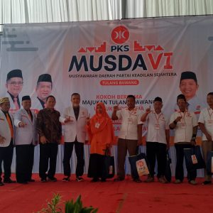 Teguh Jayadi, SPd, Dilantik Menjadi Ketua DPD PKS Tulang Bawang Periode 2025 – 2030