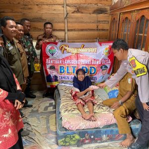 Pemkam Agung Dalam Bagikan Langsung Bantuan BLT DD Tahap 3 Kepada 5 KPM