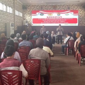 Polres Lamsel Gelar Pelatihan Kebersihan dan Kesehatan  Penjamah Makanan Program MBG