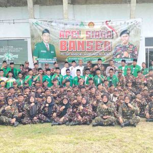 Banser dan Ansor Lamsel Gelar Apel Siaga Bertajuk “Jaga Kiai, Jaga Negeri” 