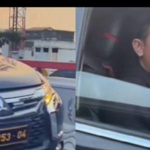 Polisi Amankan Sopir Pajero dengan Strobo dan Pelat Dinas Palsu