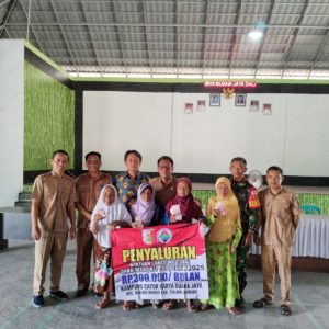 Pemerintah Kampung Catur Karya Buana Jaya Bagikan Bantuan BLT DD Tahap IV Tahun 2025