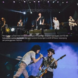 Silet Open Up Guncang Penutupan Lamsel Fest 2025 Dengan “Tabola Bale” nya