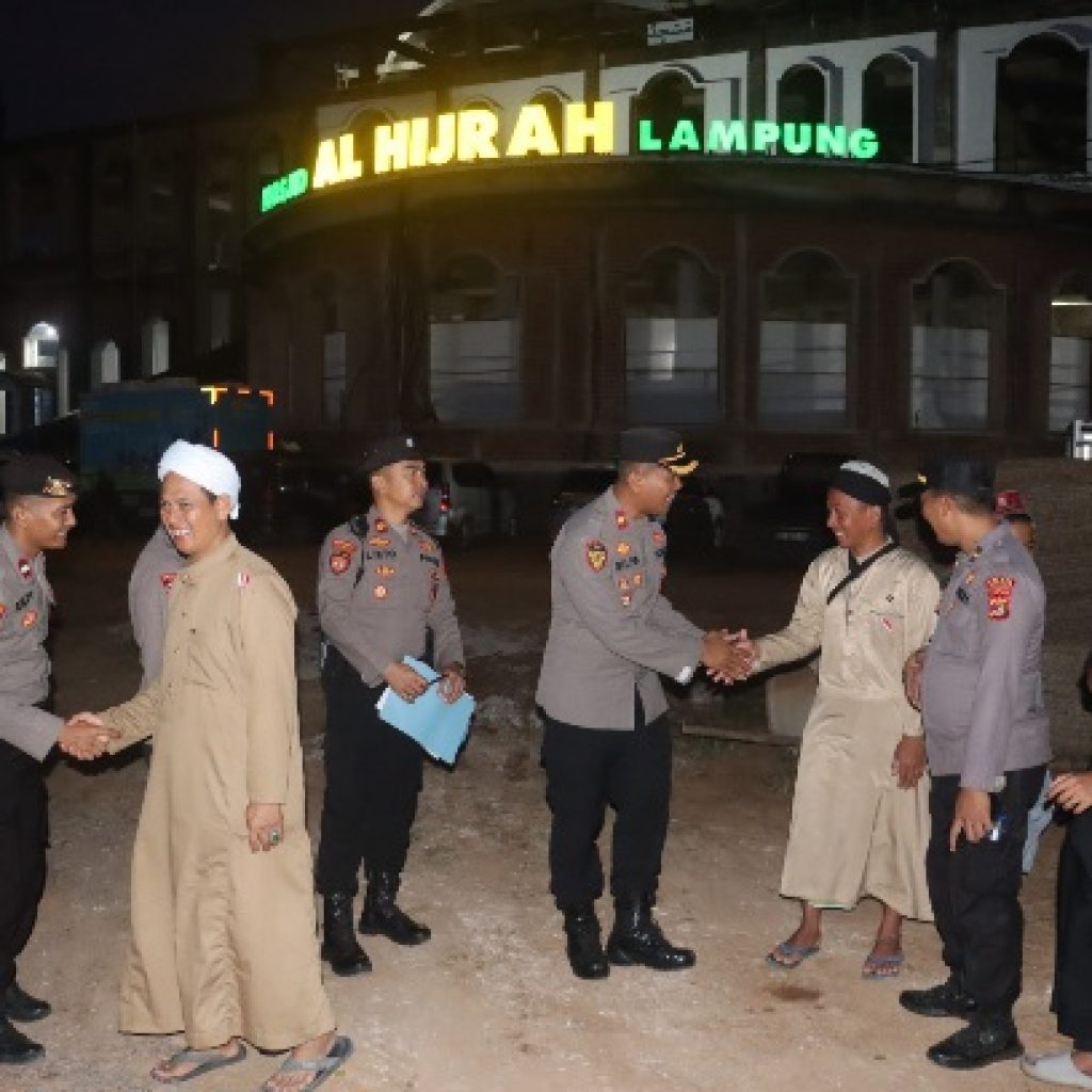 Polres Lampung Selatan Siaga di Lokasi IJTMA “Indonesia Berdoa”, Peserta Mulai Berdatangan