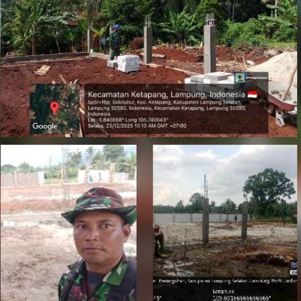 Koramil 421-03/Phn Tempatkan Babinsa Dalam Percepatan Pembangunan KDMP di Wilayah Teritorial 