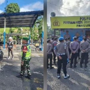 Koramil 421-03/Pnh Siagakan Pengamanan Nataru di Dua Pelabuhan Bakauheni