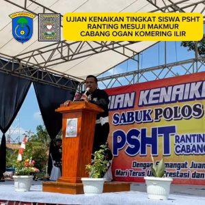 Semangat Pemuda Berkarakter: Kacab PSHT OKI Hadiri UKT Ranting Mesuji Makmur, 316 Siswa Naik Tingkat