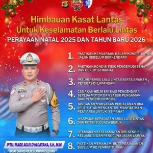 Libur Nataru, Polisi Ingatkan Pengendara di Lampung Selatan Utamakan Keselamatan