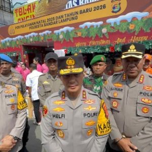 Kapolda Lampung Monitoring Pos Pelayanan Nataru Di Pos Ramayana Dan Pos Terminal Rajabasa