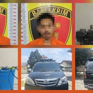 Pelaku Pencurian Alat Pertanian di Tanjung Bintang Berhasil Diamankan Polisi
