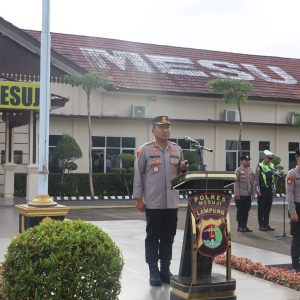 kapolres Mesuji Pimpin Apel Pagi Pertama di Awal Tahun 2026