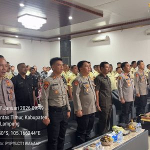 Polres Mesuji Gelar Syukuran Dalam Rangka Peringati HUT Satpam Ke 45