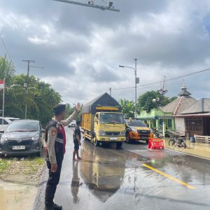 Antisipasi Lakalantas dan C3 Sat samapta Polres Mesuji Intensifkan Patroli Perbatasan Mesuji – Oki