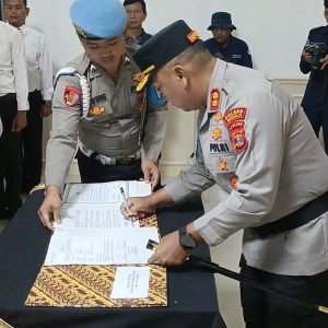 Polres Mesuji Gelar Upacara Serah Terima Jabatan