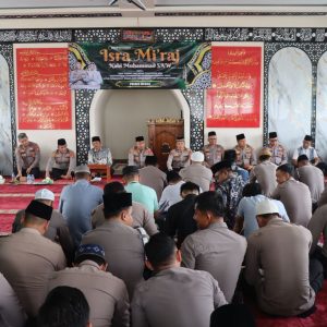 Jajaran Polres Mesuji Peringati Isra’ Mikraj Nabi Muhammad S.A.W 1447 H