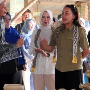 Utusan Khusus Presiden RI Zita Anjani Tinjau Sentra Pembuatan Gerabah ERRI ART Natar.