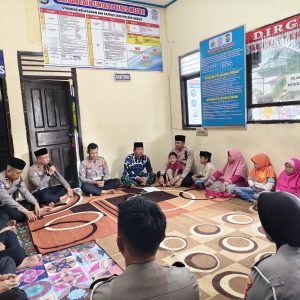 Jajaran Sat Lantas Polres Mesuji Gelar Doa Bersama, Pembacaan Yasin Dan Santunan Anak Yatim Menyambut Ramadhan 1447 H