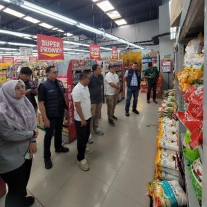 Sidak Pasar Modern, Polda Lampung Cek Harga dan Stok Pangan