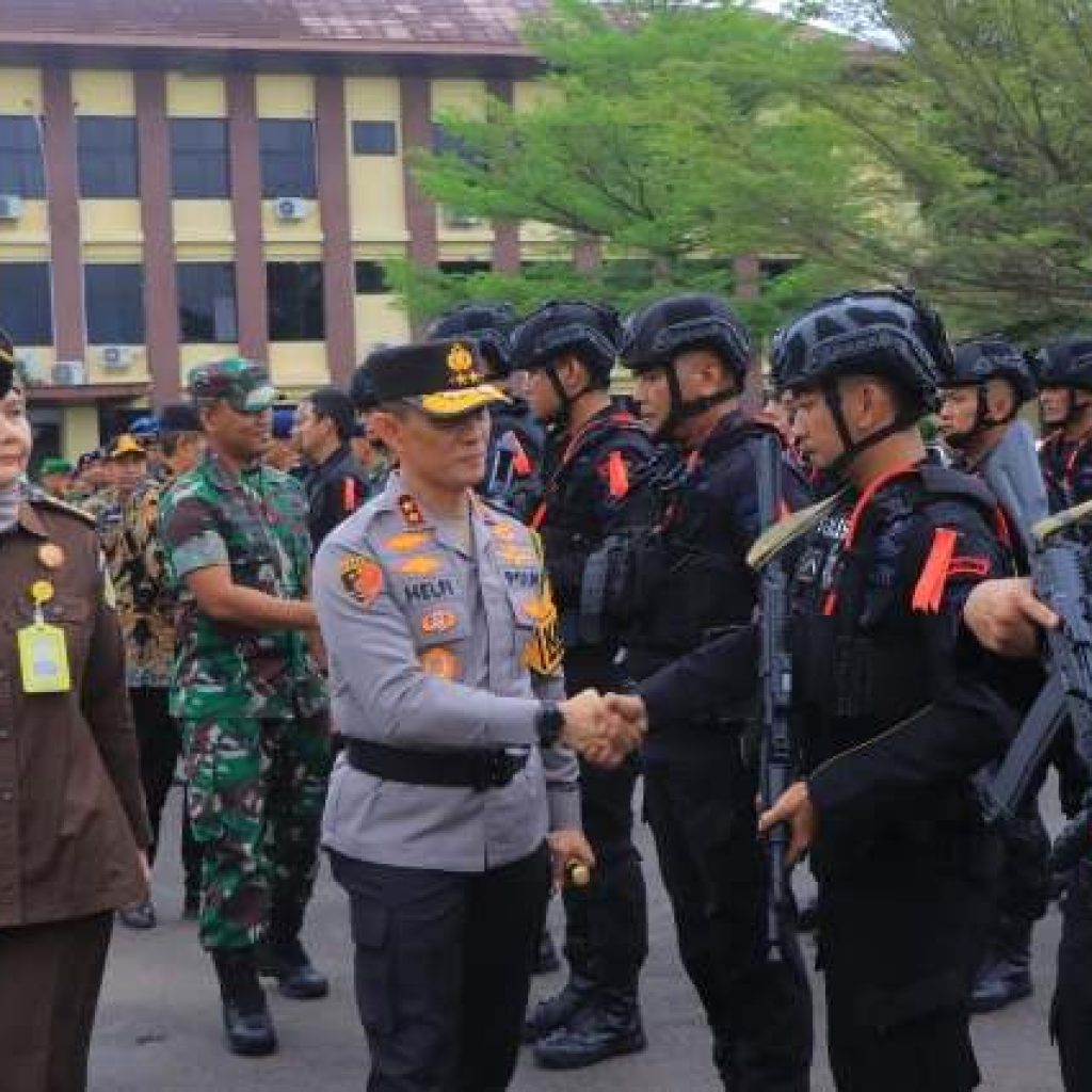 Kapolda Lampung Pimpin Apel Gelar Pasukan Operasi Ketupat 2026