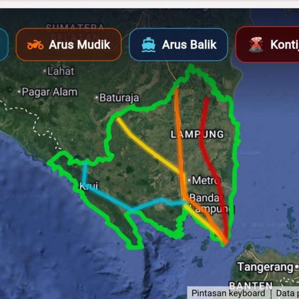 Pantau Jalur Mudik dari HP, Polda Lampung Luncurkan Aplikasi Siger Lampung Presisi