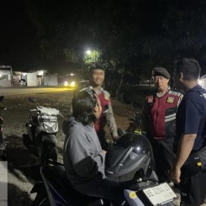 Jaga Kamtibmas dari gangguan Polres Mesuji Perkuat Patroli Malam di Titik Rawan
