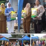 Satgas Ketahanan Pangan Polres Lampung Selatan Gelar Pasar Murah di Polsek Kalianda