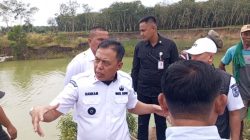 Sidak Tambang pasir Batu ampar Wabup Tuba Hankam Hasan Tegaskan aktifitas Penambangan di tutup