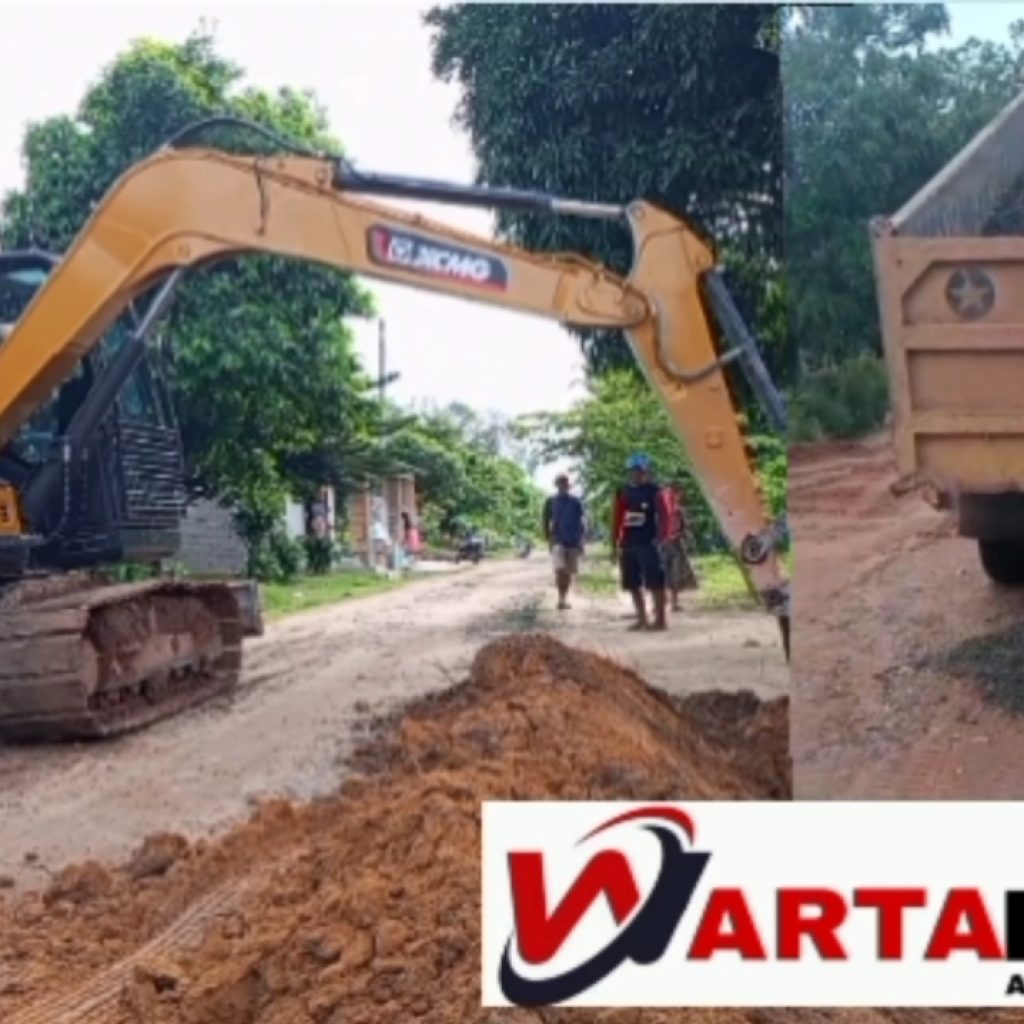 Setelah Aktivitas Tambang Pasir Dihentikan, PT Abram Putra Sejahtera Perbaiki Jalan Rusak