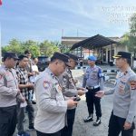 Waka Polres Mesuji Melaksanakan Sidak di Dua Polsek