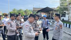 Waka Polres Mesuji Melaksanakan Sidak di Dua Polsek