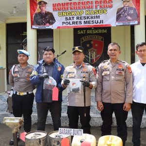 Sat Reskrim Polres Mesuji Berhasil Ungkap Kasus Tindak Pidana Penyalahgunaan BBM Bersubsidi Jenis Solar