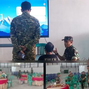 Koramil 421-03/Pnh , Siapkan Lounching Koperasi Desa Koperasi Merah Putih Secara Nasional